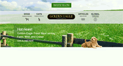Desktop Screenshot of goldeneaglepetfoods.com
